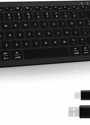 Bluetooth-клавиатура Qulose, сверхтонкая беспроводная клавиату...