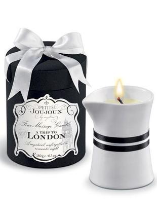 Масажна свічка Petits Joujoux - London - Rhubarb, Cassis and A...