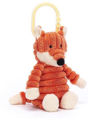 Подвеска оранжевое лисичка jellycat cordy roy baby fox jitter