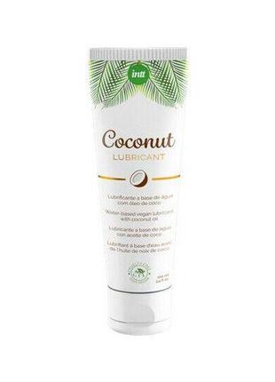 Доглядальний лубрикант Intt Coconut з кокосовою олією на водні...