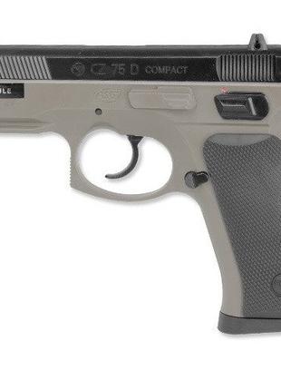 Пистолет страйкбольный ASG CZ 75D Compact Spring, 6 мм fde