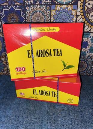 El Arosa Tea Ель Ароса Чорний чай ПРЕМІУМ КЛАСУ 100 пак Єгипет