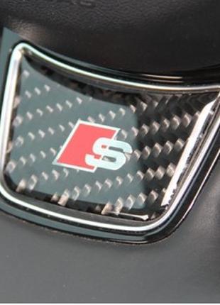Накладка на руль для Audi Sline S3 A7 A1 A5 A4 A3 B7 Q7 TTA6 Q...