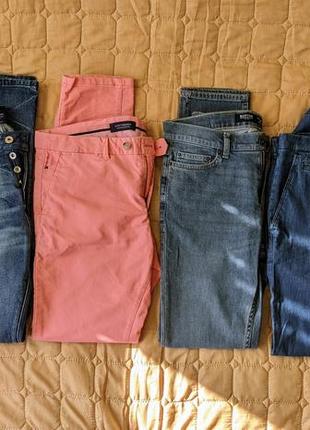 Мужские брюки-джинсы брендовые. размер 28-32; 30-32.