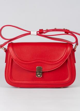 Жіноча сумка червона сумка червна сумочка кросбоді червоний клатч