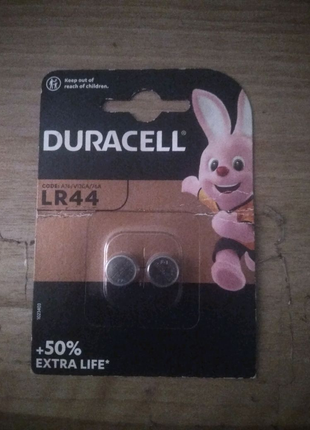 Батарейки Duracell LR44 Alkaline 2шт (A76 / V13GA / 76A) 04/26