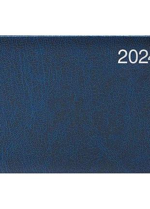 Щотижневик кишеньковий датований 2024 рік, А6 формату, синій, ...