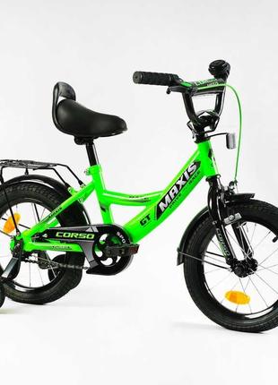 Велосипед 14" дюймов 2-х колесный "CORSO" MAXIS ручной тормоз,...