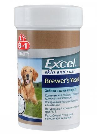 Вітаміни для котів та собак 8in1 Excel Brewers Yeast пивні дрі...