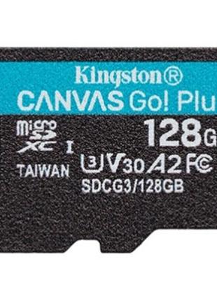 Карта памяти Kingston 128GB microSD class 10 UHS-I U3 A2 Canva...