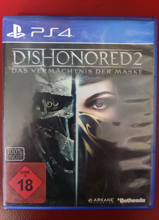 Игра диск Dishonored 2 для PS4 / PS5