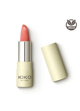 Kiko milano green me creamy lipstick помада 02 Sun-Dried Apricot