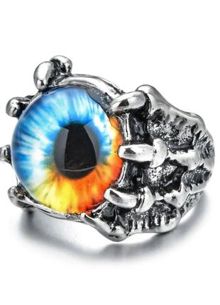 Красивое кольцо панк готические рок глаз