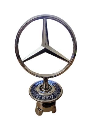 Емблема на капот Mercedes, приціл кузов 202, 210, 220, 211, 212