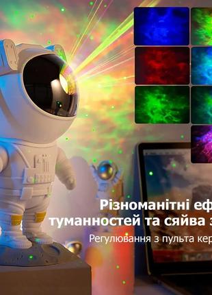 Ночник проектор зоряного неба ВЕЛИКИЙ Космонавт – лазерний світил