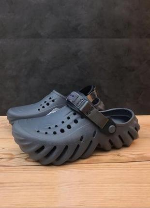 Крокс экхо клог черные crocs echo clogstorm черные