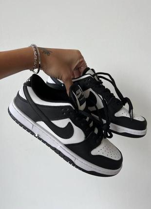 Найк nike dunk low retro white black