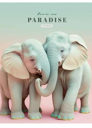 Тетрадь общая "Love in paradise" 036-3256L-1 в линию, 36 листов