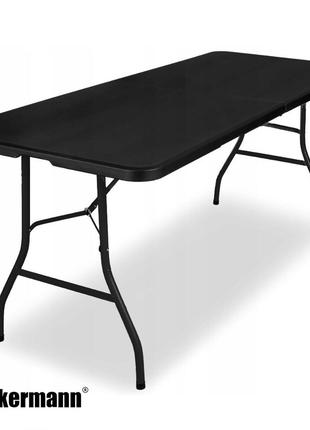 Садовый стол раскладной пластиковый Heckermann 180x78x78 см, С...