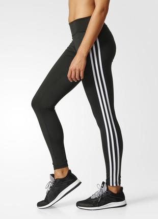 Adidas леггинсы d2m 3-stripes