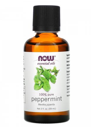 Ефірна олія перцевої м'яти Now Foods (Essential Oils Peppermin...