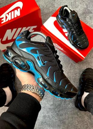 Чоловічі кросівки nike air max plus tn black blue