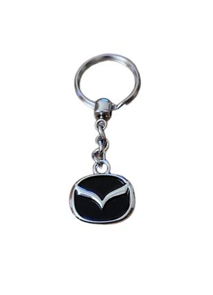 Брелок автомобильный металлический для ключей Mazda Мазда Каче...