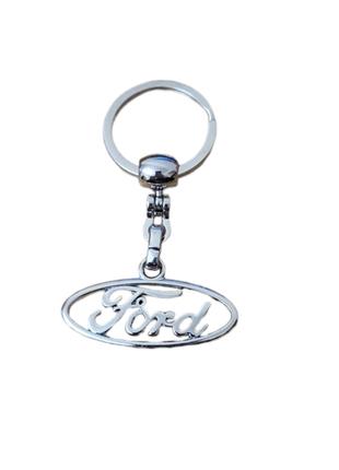 Брелок автомобильный металлический для ключей Ford Форд 7 см