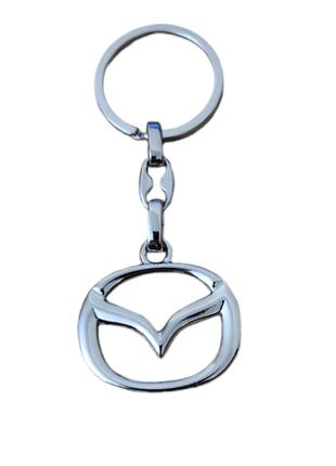 Брелок автомобильный металлический для ключей Mazda Мазда Каче...