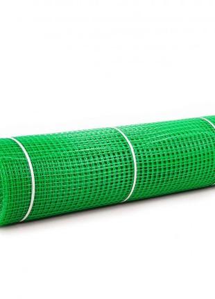 Сітка пластикова декоративна 20*20мм 1*20м зелена Клевер