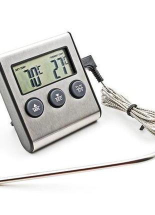 Цифровой термометр с выносным датчиком до 250 градусов Digital...