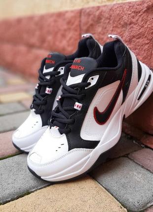 Nike air monarch белые с черным кроссовки мужские монарх кеды ...