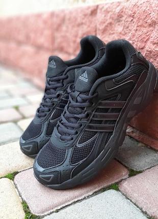 Adidas response cl черные кроссовки мужские адидас кожаные лег...