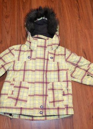 Зимняя термо куртка, лыжная куртка c&a рост 98