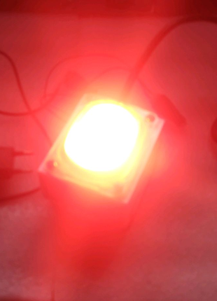 Фитолампа досвет красного спектра Grow LED 55W светильник+подвесы