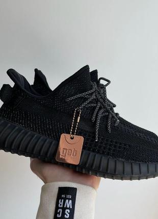 Кроссовки adidas yeezy boost 350 v2 black reflective