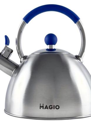 Чайник зі свистком Magio MG-1190, гарний чайник зі свистком, м...