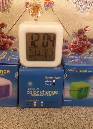 Годинник хамелеон CX 508 з термометром, календарем і...