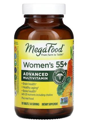 Мультивітаміни для жінок 55+, Multi for Women 55+, MegaFood, 1...