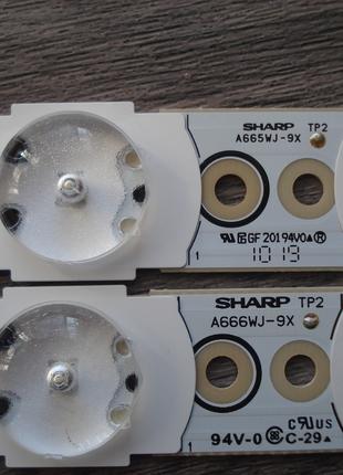 Комплект подсветки A666WJ-9X A665WJ-9X к ТВ PHILIPS и SHARP