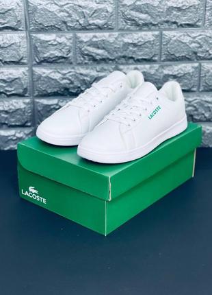 Мужские кроссовки lacoste белые кроссовки лакоста 36-45