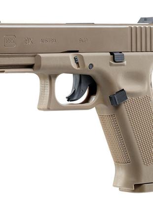 Пистолет пневматический Umarex GLOCK 19X FDE 4.5 мм 5.8368