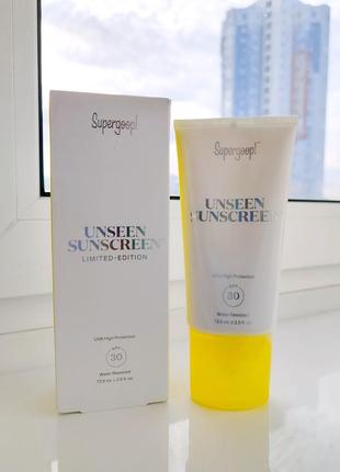 Сонцезахисний крем для обличчя supergoop! unseen sunscreen spf...