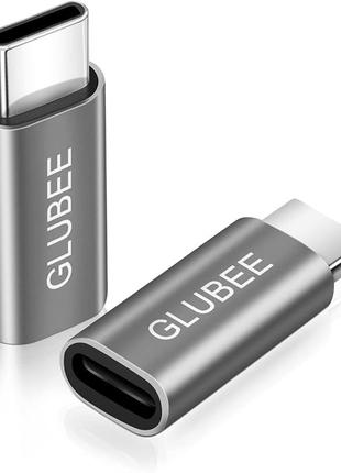 Адаптер переходник GLUBEE USB-C to Lightning для iPhone