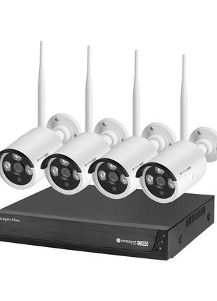 Комплект для видеонаблюдения Wi-Fi Kruger&Matz; Connect C200 T...