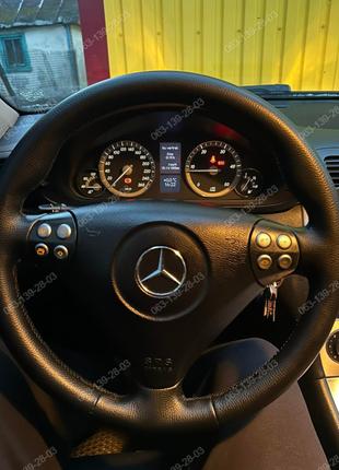 Оплетка чехол на руль для Mercedes C-class W203 SLK R171 Мерсе...