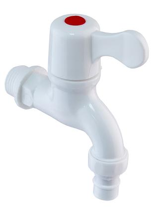 Кран для холодной воды PVC (White) Plamix PVS-1/2" (PM0632)