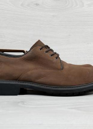 Нубукові чоловічі туфлі timberland waterproof оригінал, розмір 43