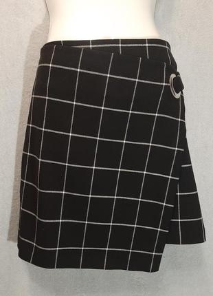 Красивая мини юбка, юбка на запа́х германия hallhuber размер uk10