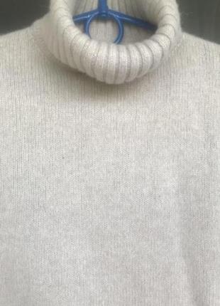Массивный свитер под горло шерстяной zara шерсть
